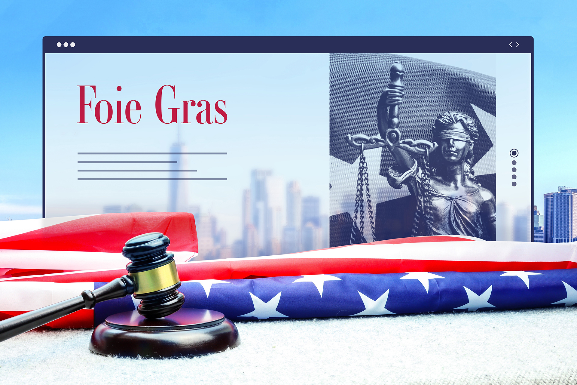 Interdiction foie gras Washington DC
